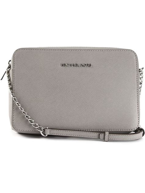 michael kors jet set purse grey